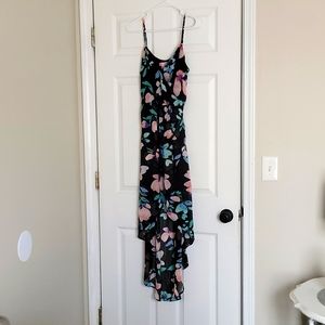 High low floral dress